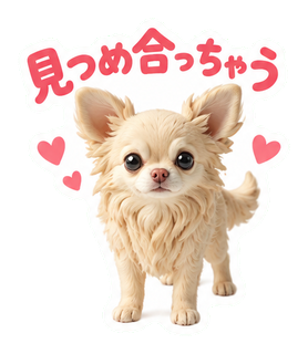 見つめ合っちゃう