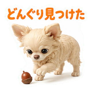 どんぐり見つけた