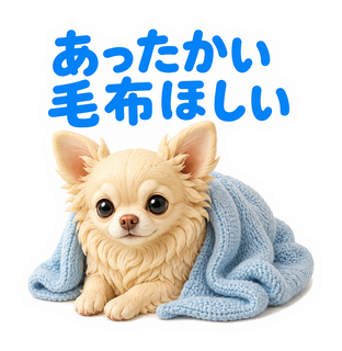 あったかい毛布ほしい