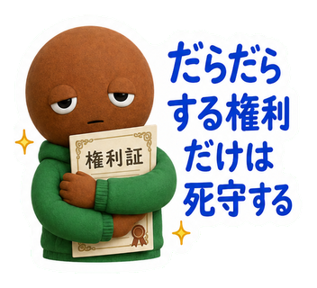だらだらする権利だけは死守する