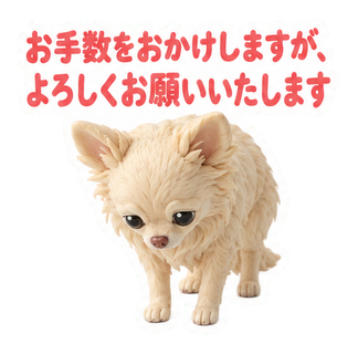 お手数をおかけしますが、よろしくお願いいたします