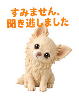 すみません、聞き逃しました