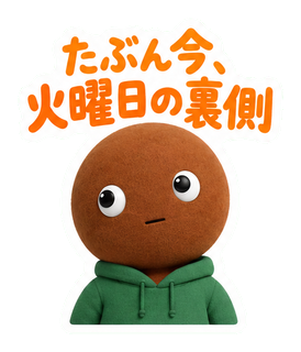 たぶん今、火曜日の裏側