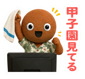 甲子園見てる