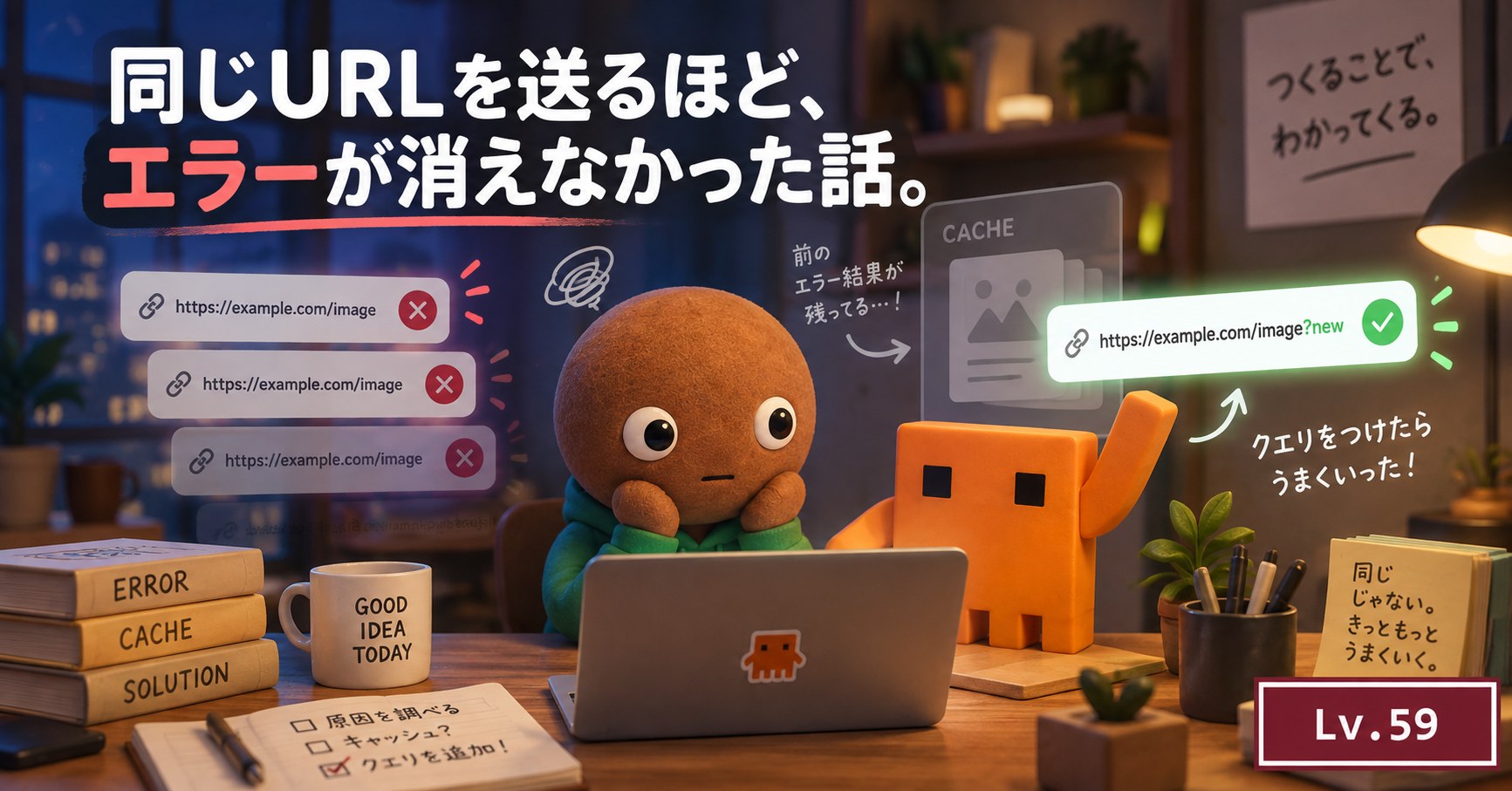 同じURLを送るほど、エラーが消えなかった話。