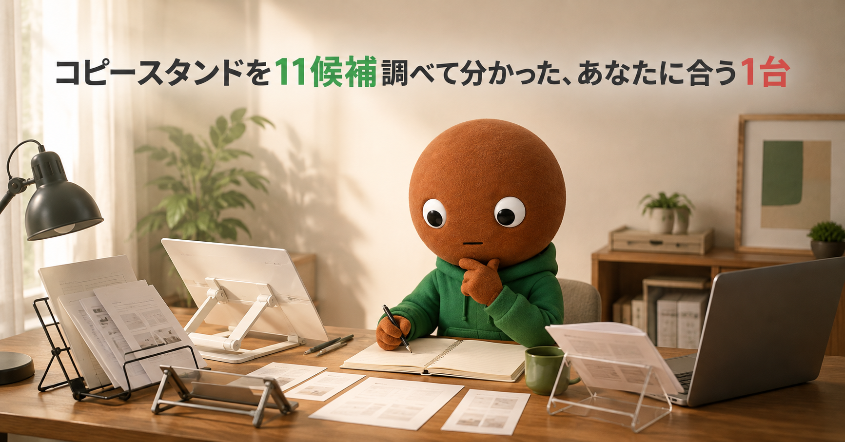 コピースタンドを11候補調べて分かった、あなたに合う1台