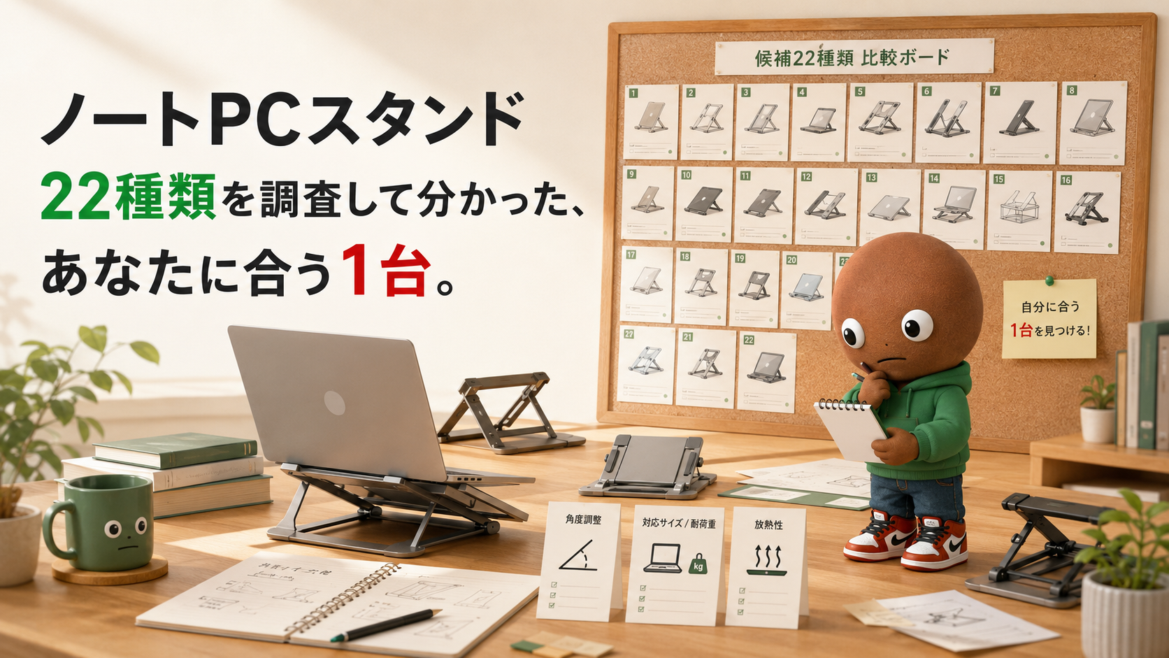ノートPCスタンド