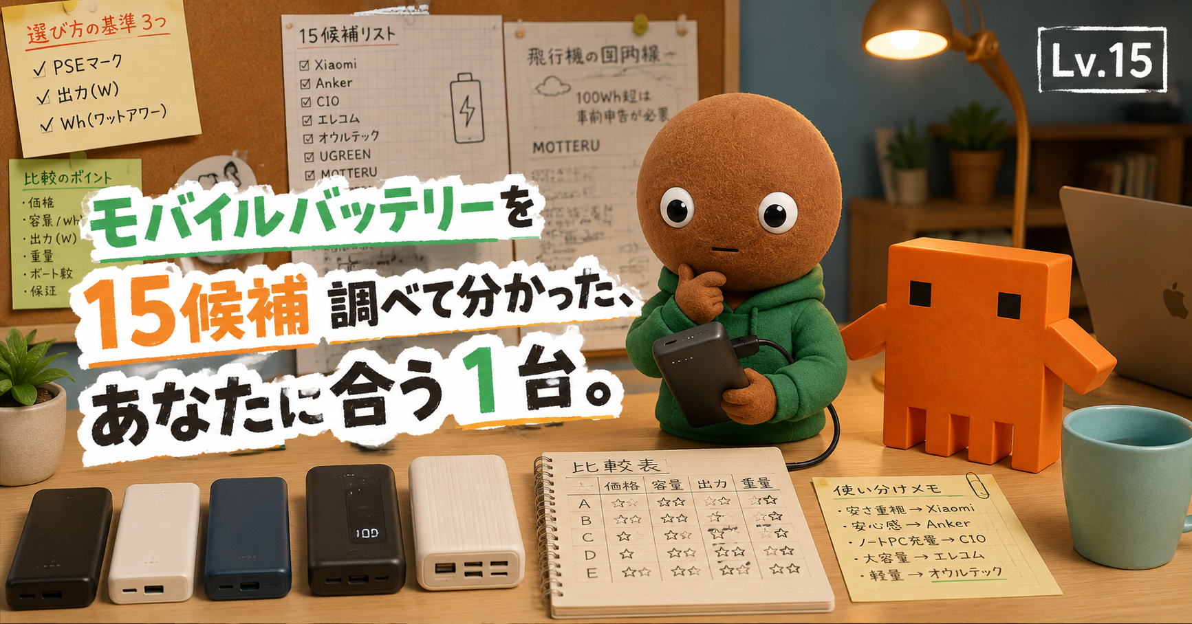 モバイルバッテリー