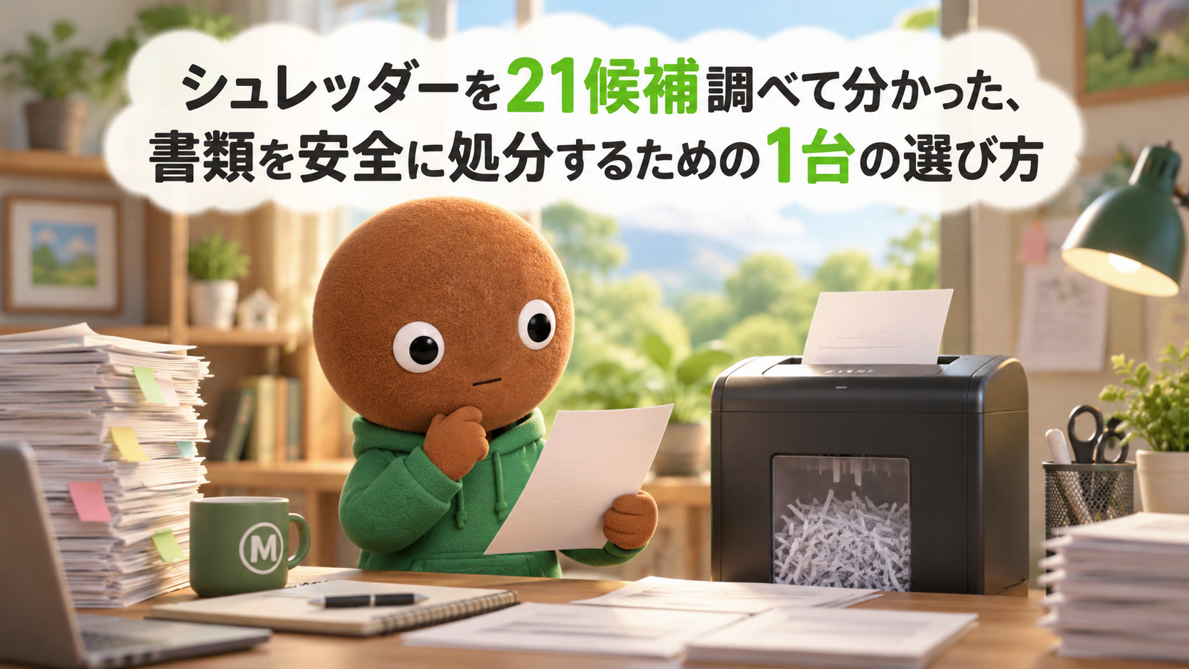 シュレッダーを21候補調べて分かった、書類を安全に処分するための1台の選び方